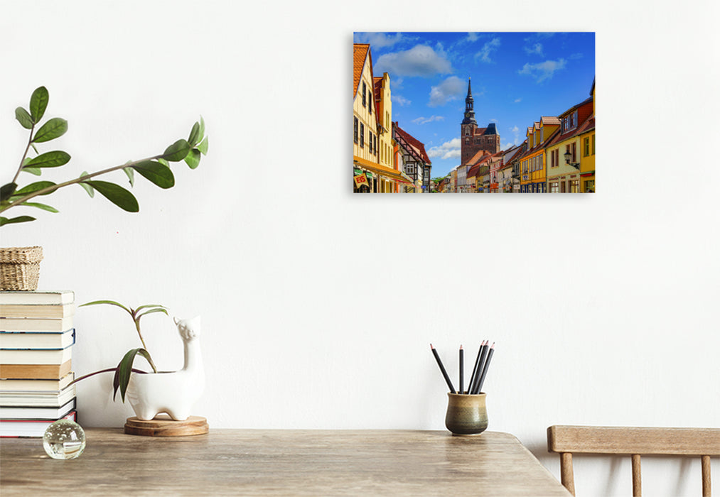 Premium textile canvas Premium textile canvas 120 cm x 80 cm across A motif from the Tangermünde Impressions calendar 