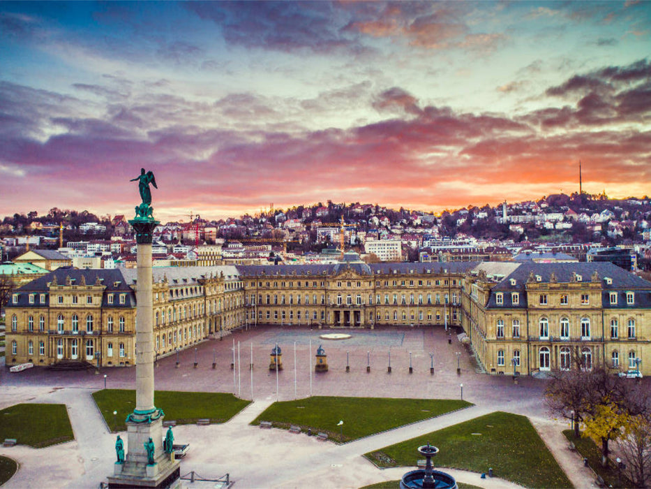 Neues Schloss Stuttgart mit Schlossplatz - CALVENDO Foto-Puzzle'