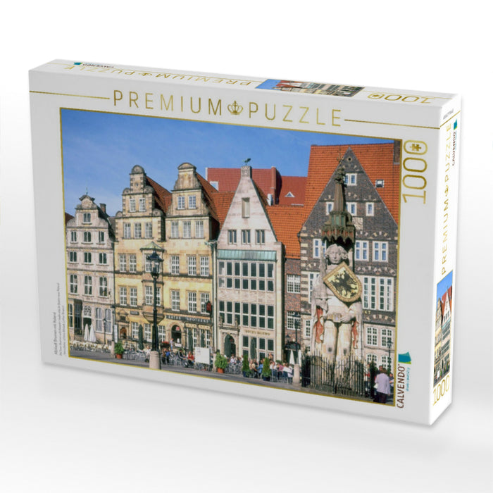 Altstadt Bremen mit Roland - CALVENDO Foto-Puzzle'