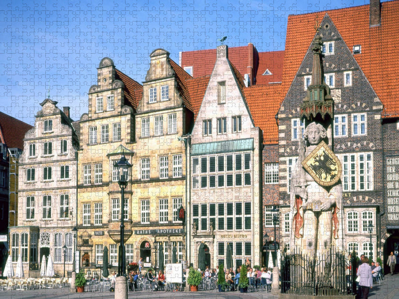 Altstadt Bremen mit Roland - CALVENDO Foto-Puzzle'