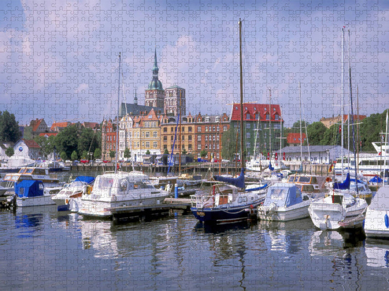 Segelschiffhafen Stralsund - CALVENDO Foto-Puzzle'
