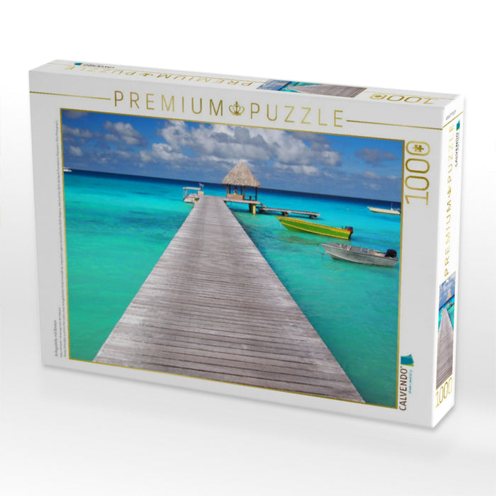 Anlegestelle mit Booten - CALVENDO Foto-Puzzle'
