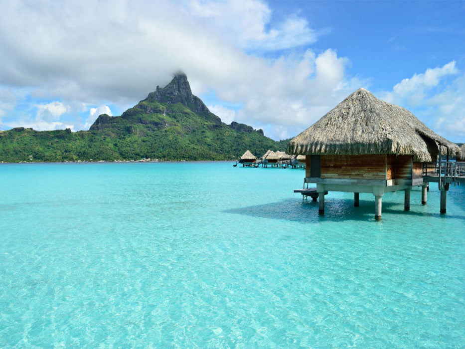 Resort auf Bora Bora - CALVENDO Foto-Puzzle'