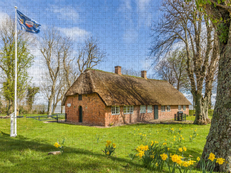 Altfriesisches Haus in Keitum auf Sylt - CALVENDO Foto-Puzzle'