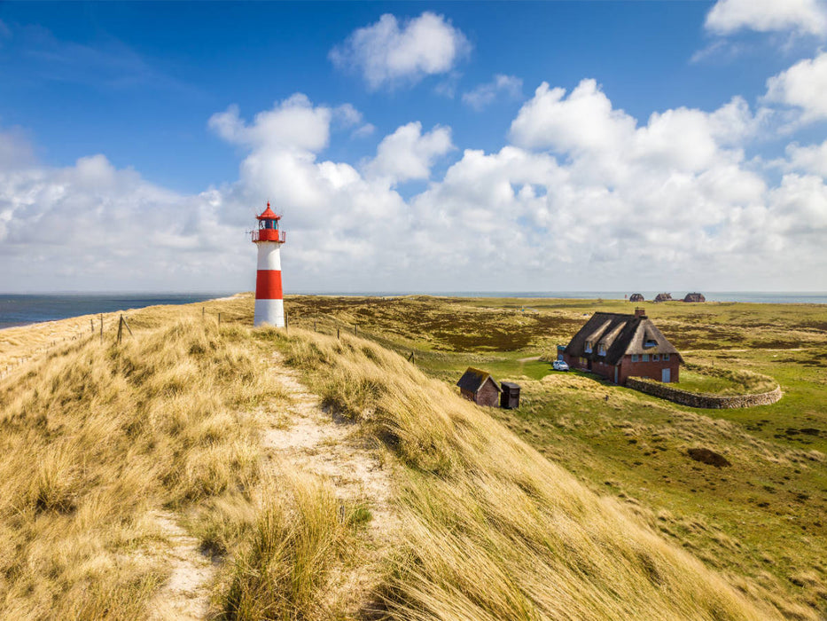 Leuchtturm List-Ost auf Sylt - CALVENDO Foto-Puzzle'