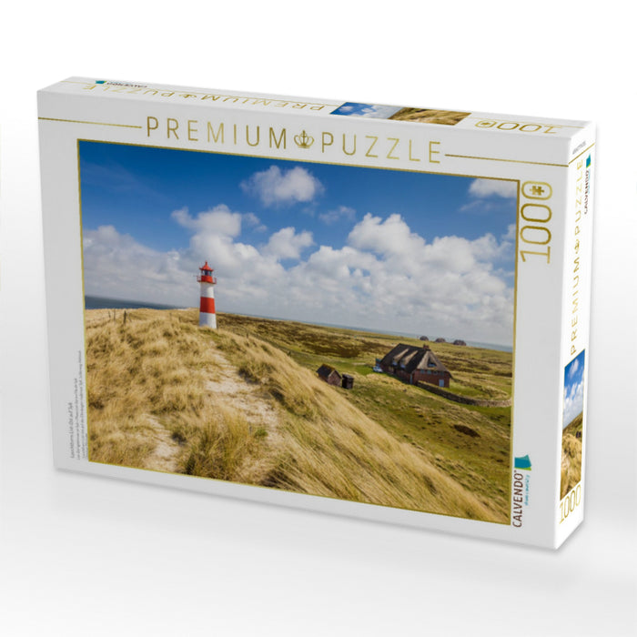 Leuchtturm List-Ost auf Sylt - CALVENDO Foto-Puzzle'