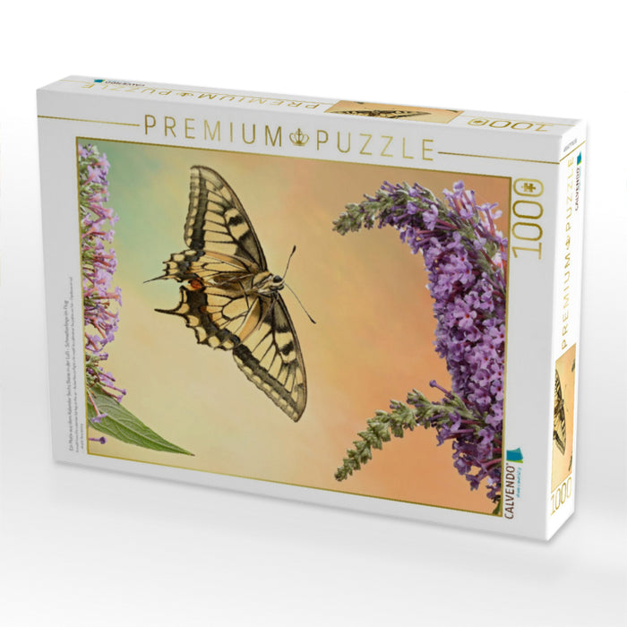 Ein Motiv aus dem Kalender Sechs Beine in der Luft - Schmetterlinge im Flug - CALVENDO Foto-Puzzle'