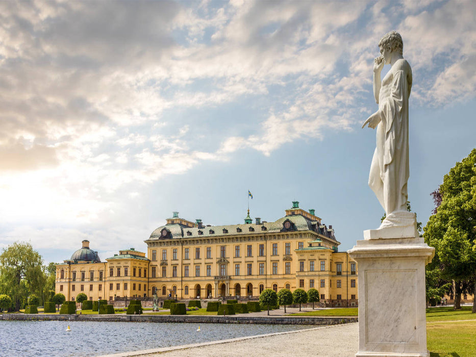 Königsschloss Drottningholm bei Stockholm - CALVENDO Foto-Puzzle'