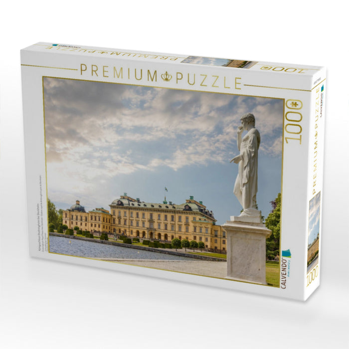 Königsschloss Drottningholm bei Stockholm - CALVENDO Foto-Puzzle'