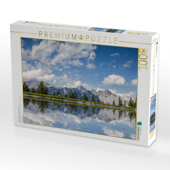 Kaltwassersee oberhalb Seefeld - CALVENDO Foto-Puzzle'