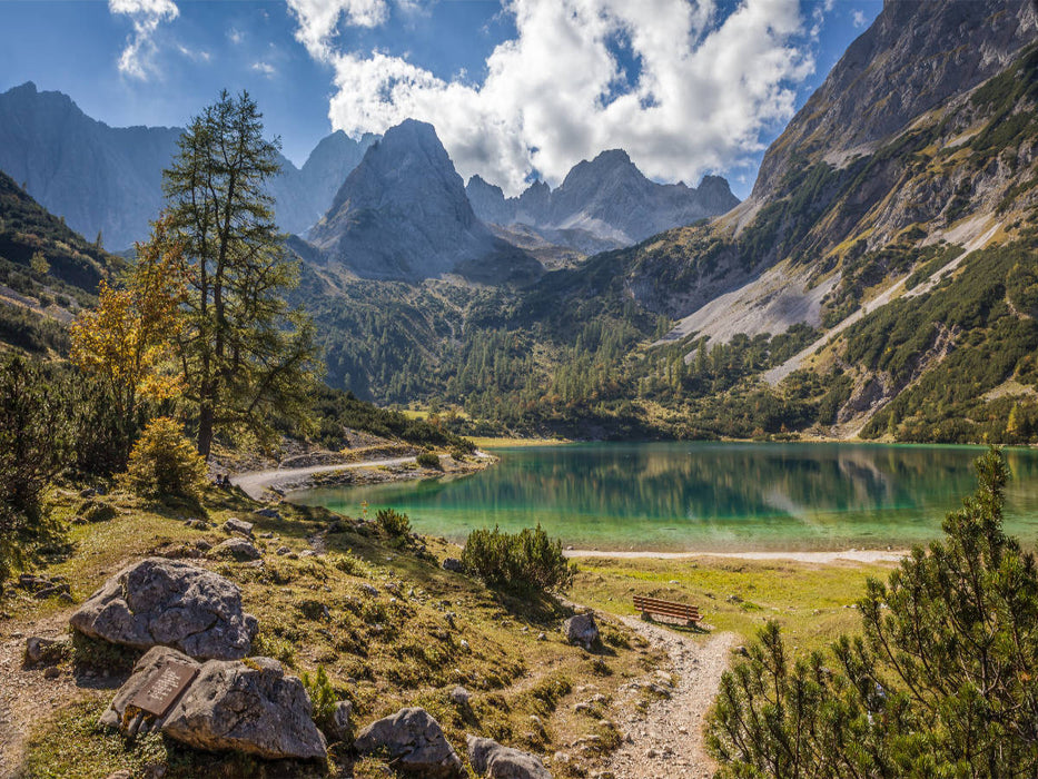 Seebensee im Gaistal, Ehrwald - CALVENDO Foto-Puzzle'