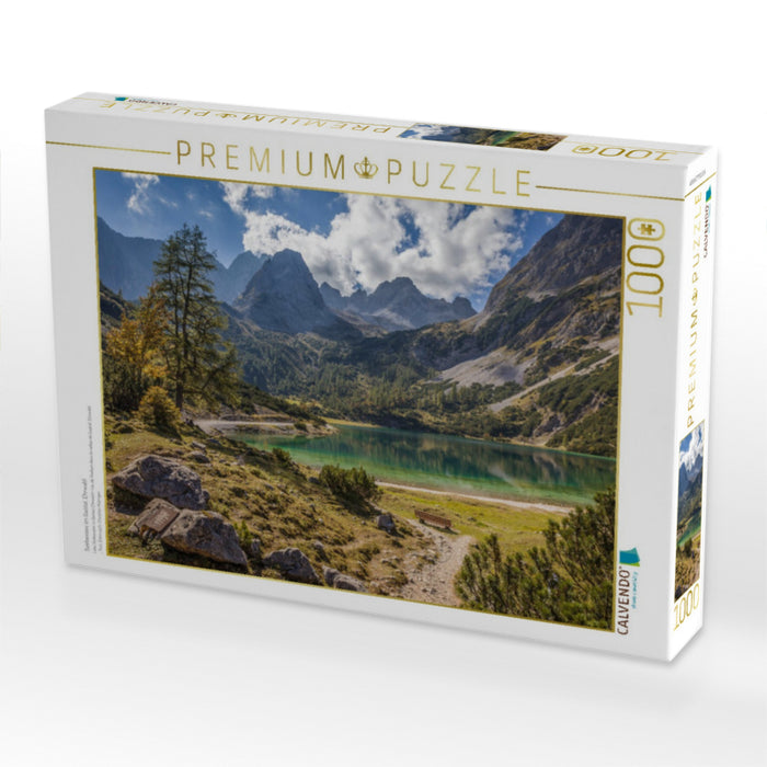 Seebensee im Gaistal, Ehrwald - CALVENDO Foto-Puzzle'