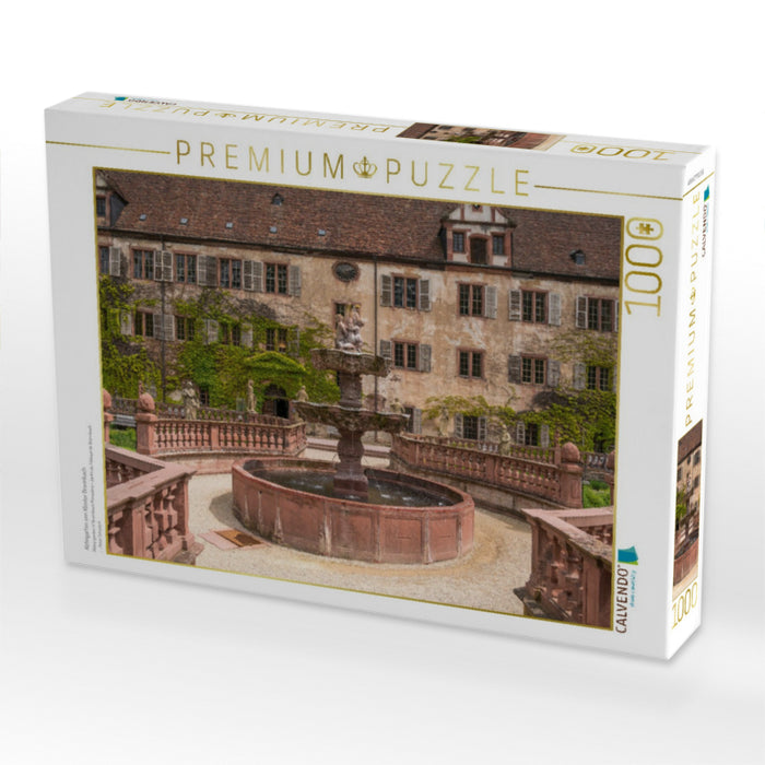 Abteigarten von Kloster Bronnbach - CALVENDO Foto-Puzzle'