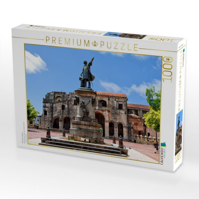Kolumbus Statue - CALVENDO Foto-Puzzle'