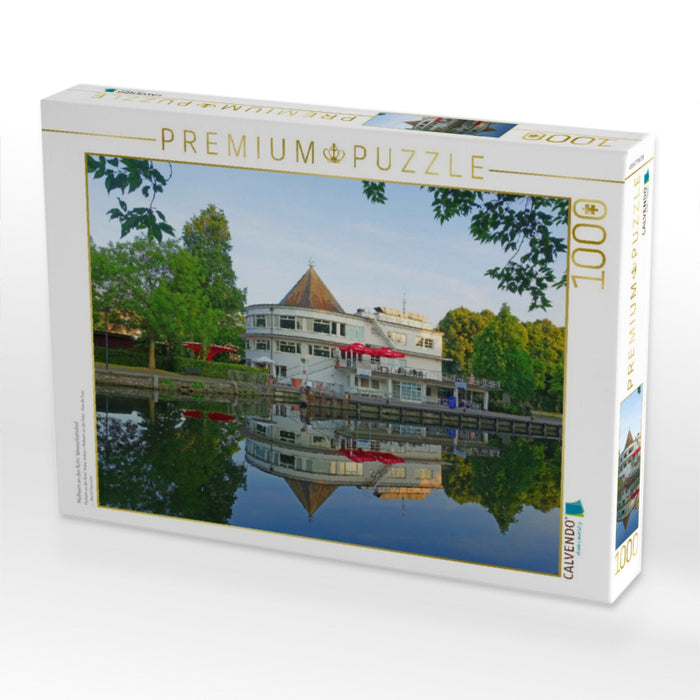 Mülheim an der Ruhr: Wasserbahnhof - CALVENDO Foto-Puzzle'