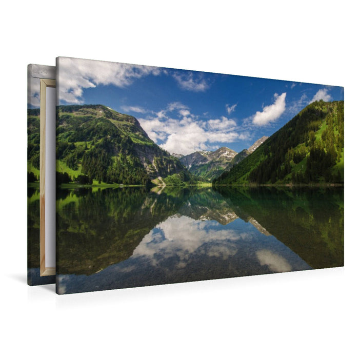 Premium Textil-Leinwand Vilsalpsee