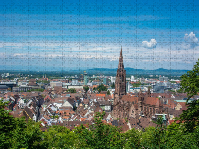 Freiburg Panorama - CALVENDO Foto-Puzzle'