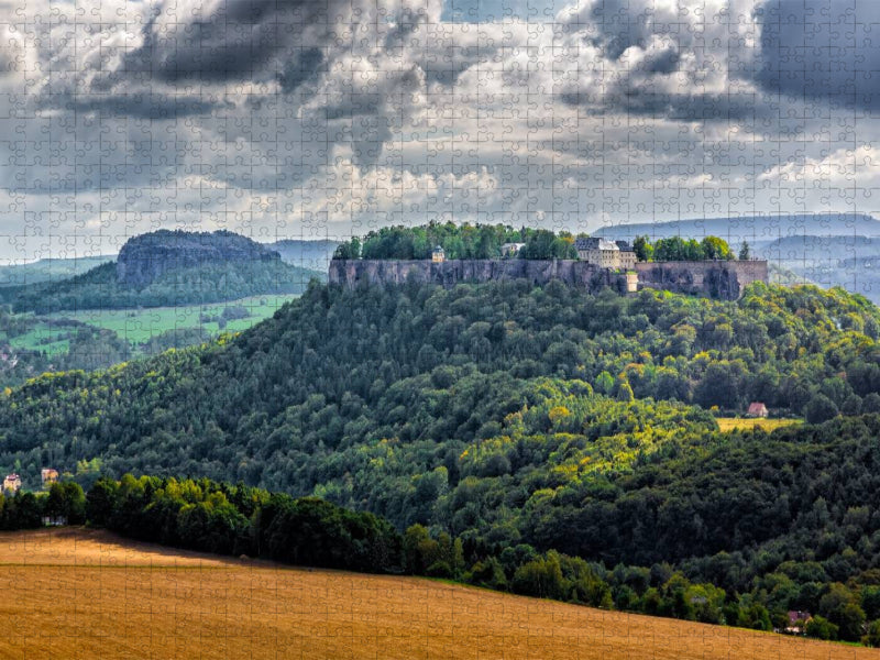 Festung Königstein - CALVENDO Foto-Puzzle'