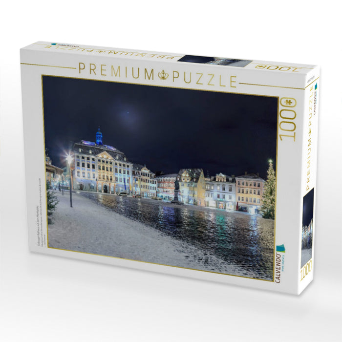 Coburger Rathaus auf dem Marktplatz - CALVENDO Foto-Puzzle'