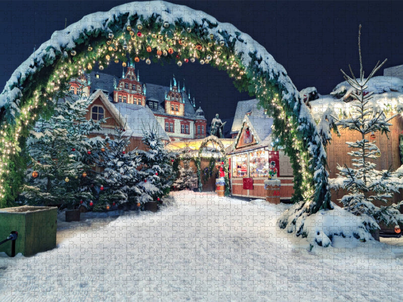 Coburger Weihnachtsmarkt - CALVENDO Foto-Puzzle'
