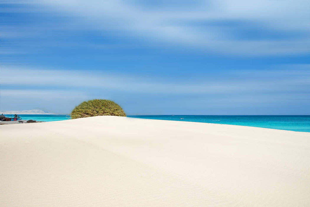 Premium Textil-Leinwand Sand und Meer
