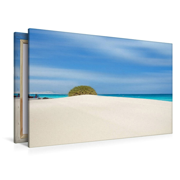 Premium Textil-Leinwand Sand und Meer