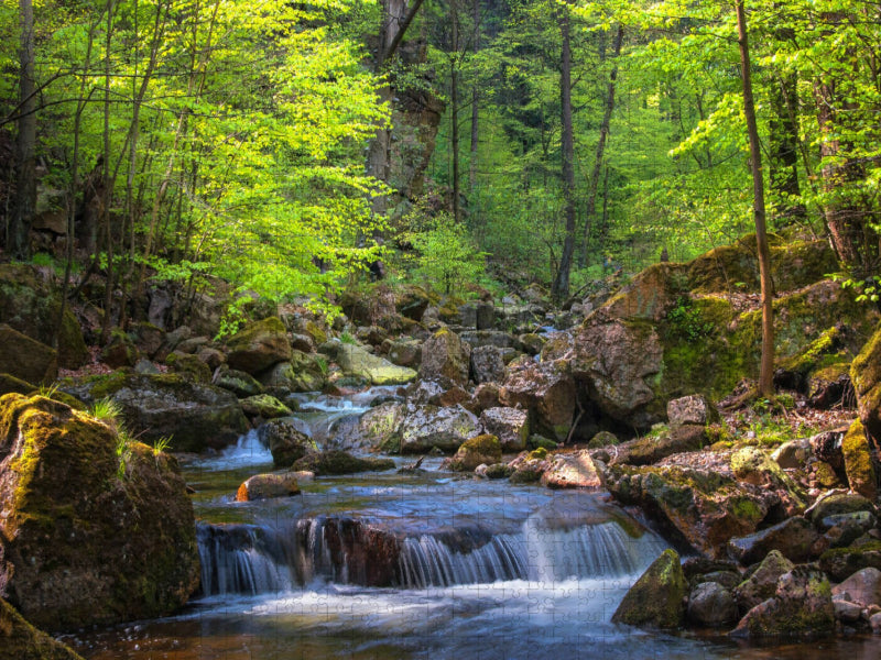 Die Ilse im Ilsetal - CALVENDO Foto-Puzzle'