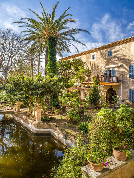 Garten und Herrenhaus Son Marroig bei Deià, Mallorca, Spanien - CALVENDO Foto-Puzzle'