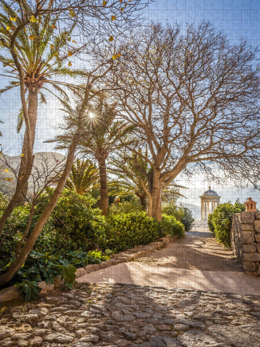 Garten Son Marroig bei Deià, Mallorca - CALVENDO Foto-Puzzle'