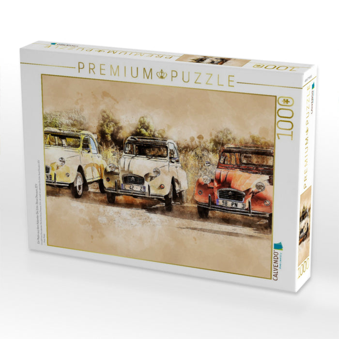 Ein Motiv aus dem Kalender Die Ente, Deux Chevaux, 2CV - CALVENDO Foto-Puzzle'