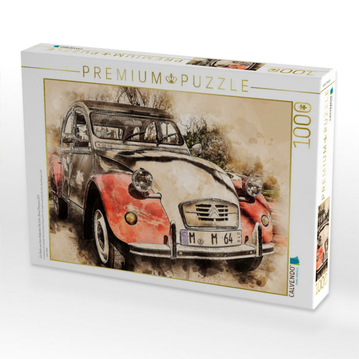 Ein Motiv aus dem Kalender Die Ente, Deux Chevaux, 2CV - CALVENDO Foto-Puzzle'