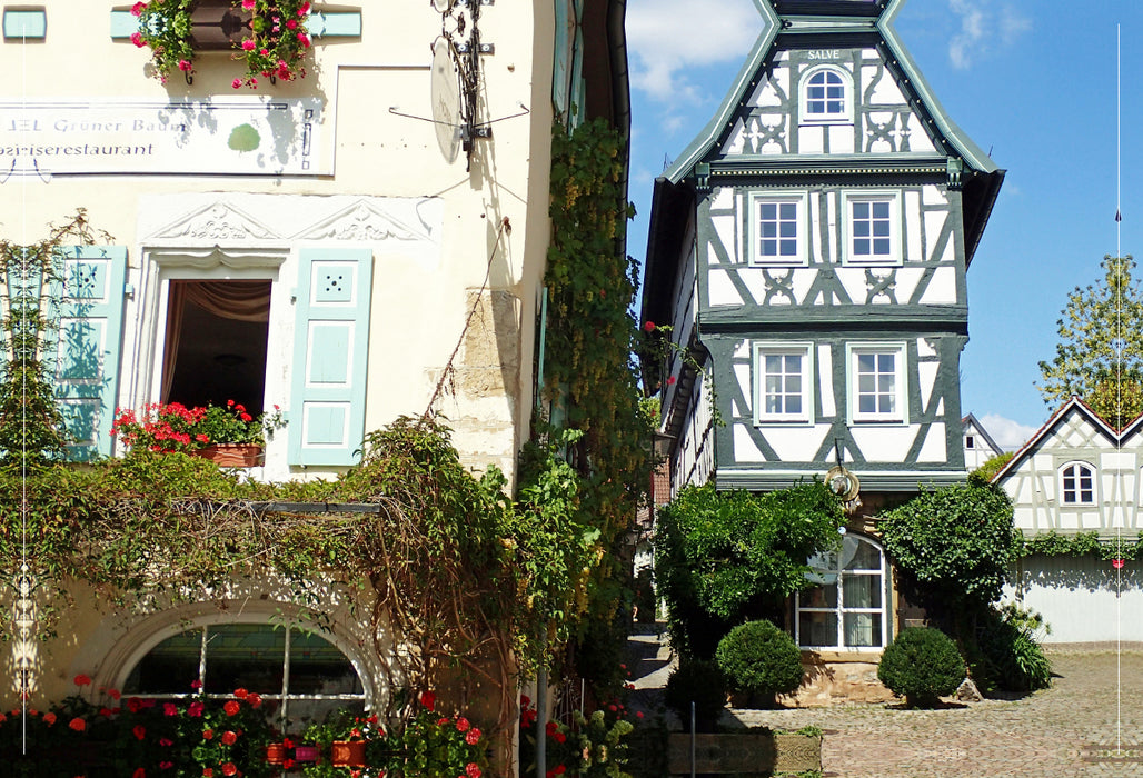 Premium Textil-Leinwand Das Schmuckkästchen in Bad Wimpfen