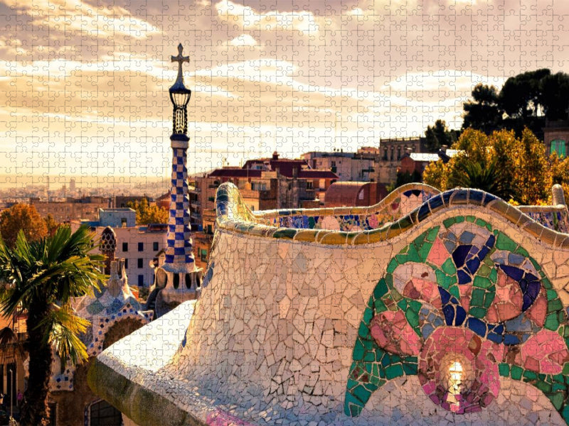 Park Güell - CALVENDO Foto-Puzzle'