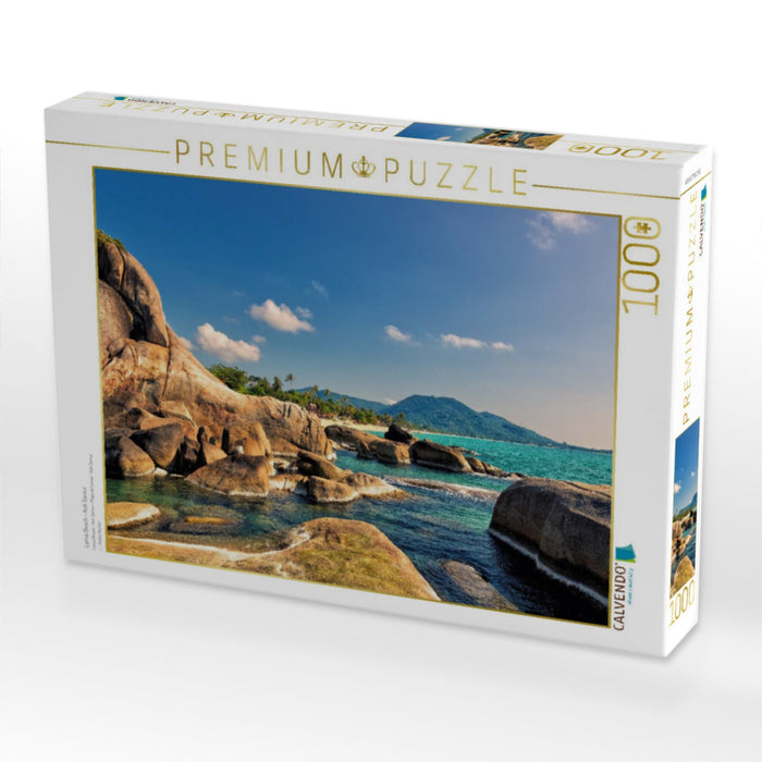 Lamai Beach - Koh Samui - CALVENDO Foto-Puzzle'