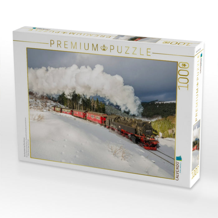 Brockenbahn bei Drei Annen - CALVENDO Foto-Puzzle'