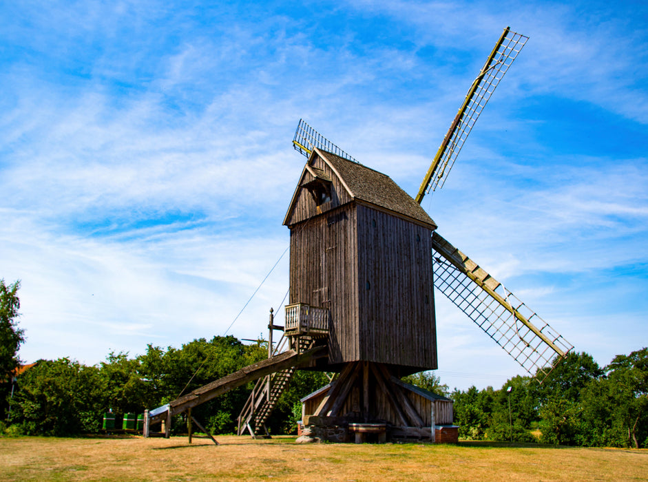 Ein Motiv aus dem Kalender Windmühlen an der westfälischen Mühlenstraße 2000 Teile Puzzle quer - CALVENDO Foto-Puzzle'
