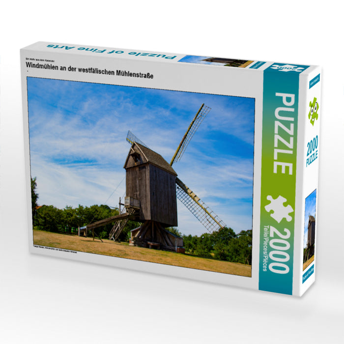 Ein Motiv aus dem Kalender Windmühlen an der westfälischen Mühlenstraße 2000 Teile Puzzle quer - CALVENDO Foto-Puzzle'