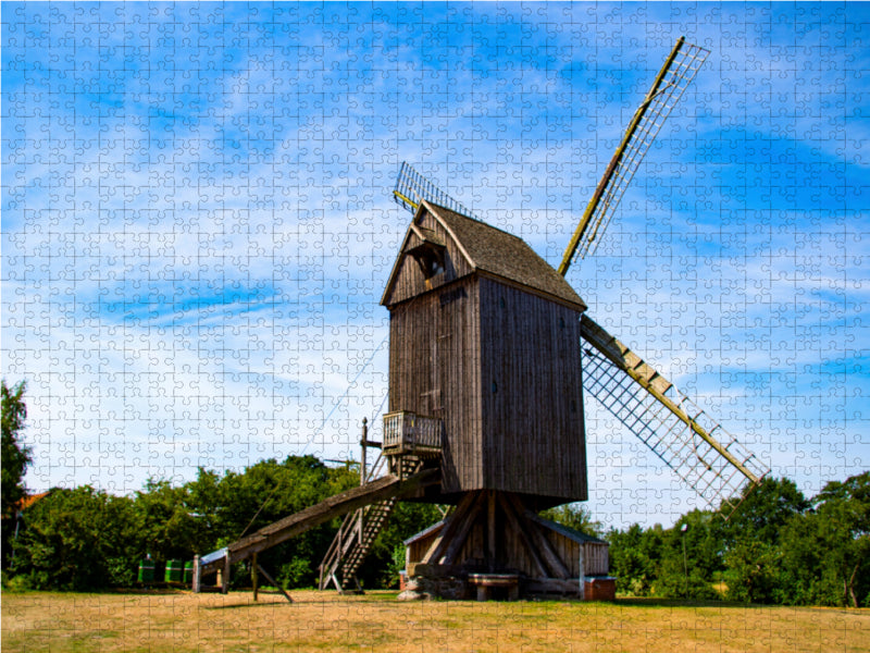 Ein Motiv aus dem Kalender Windmühlen an der westfälischen Mühlenstraße 2000 Teile Puzzle quer - CALVENDO Foto-Puzzle'