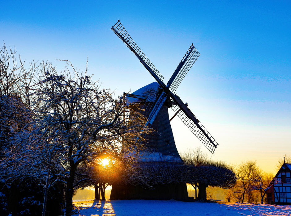 Windmills on the Westphalian Mill Road - CALVENDO photo puzzle 
