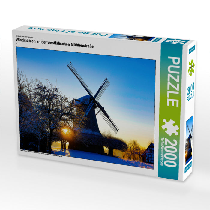 Windmills on the Westphalian Mill Road - CALVENDO photo puzzle 