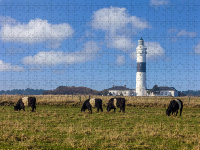 Leuchtturm Langer Christian auf Sylt 2000 Teile Puzzle quer - CALVENDO Foto-Puzzle'