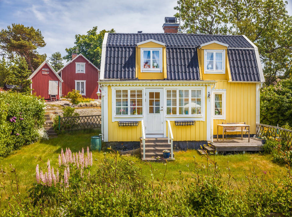 Idyllisches Sommerhaus in Landsort auf der Schären-Insel Öja - CALVENDO Foto-Puzzle'