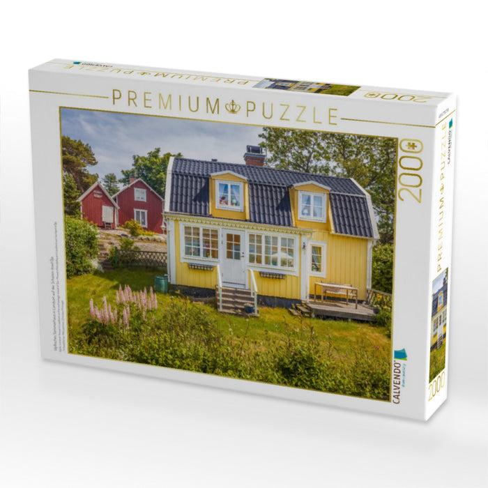 Idyllisches Sommerhaus in Landsort auf der Schären-Insel Öja - CALVENDO Foto-Puzzle'