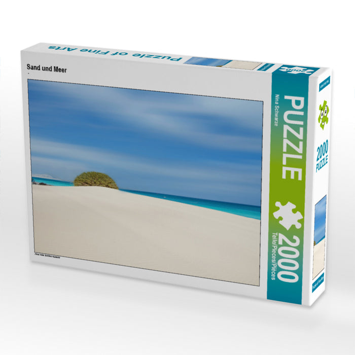 Sand und Meer 2000 Teile Puzzle quer - CALVENDO Foto-Puzzle'