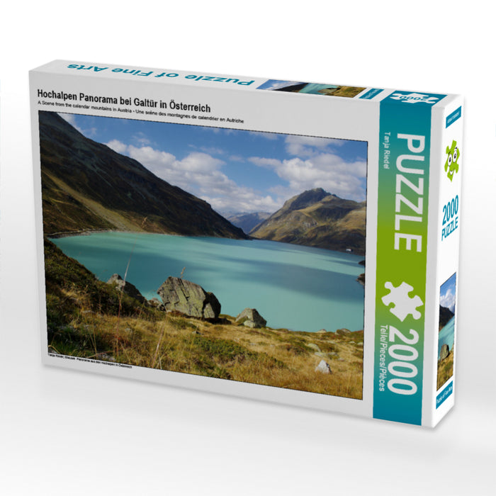 Hochalpen Panorama bei Galtür in Österreich 2000 Teile Puzzle quer - CALVENDO Foto-Puzzle'