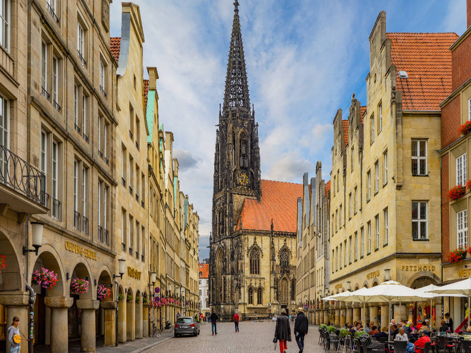 Blick zur St. Lamberti Kirche - CALVENDO Foto-Puzzle'