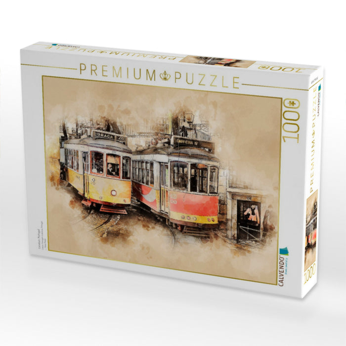 Lissabon, Portugal - CALVENDO Foto-Puzzle'