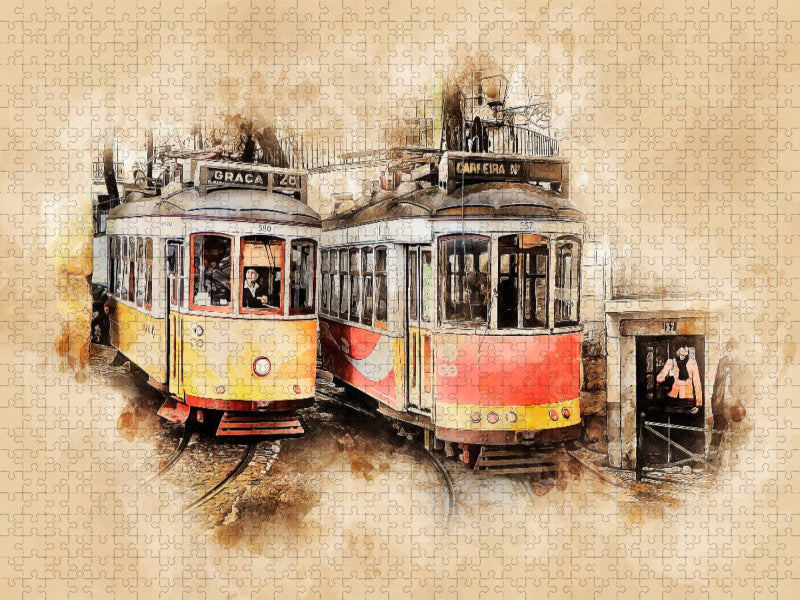 Lissabon, Portugal - CALVENDO Foto-Puzzle'