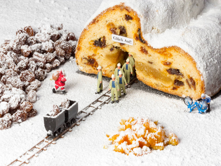 Feierabend am Weihnachtsstollen - CALVENDO Foto-Puzzle'