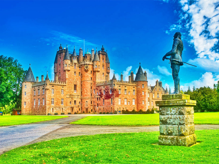 Glamis Castle/ Angus (14. Jahrhundert) - CALVENDO Foto-Puzzle'